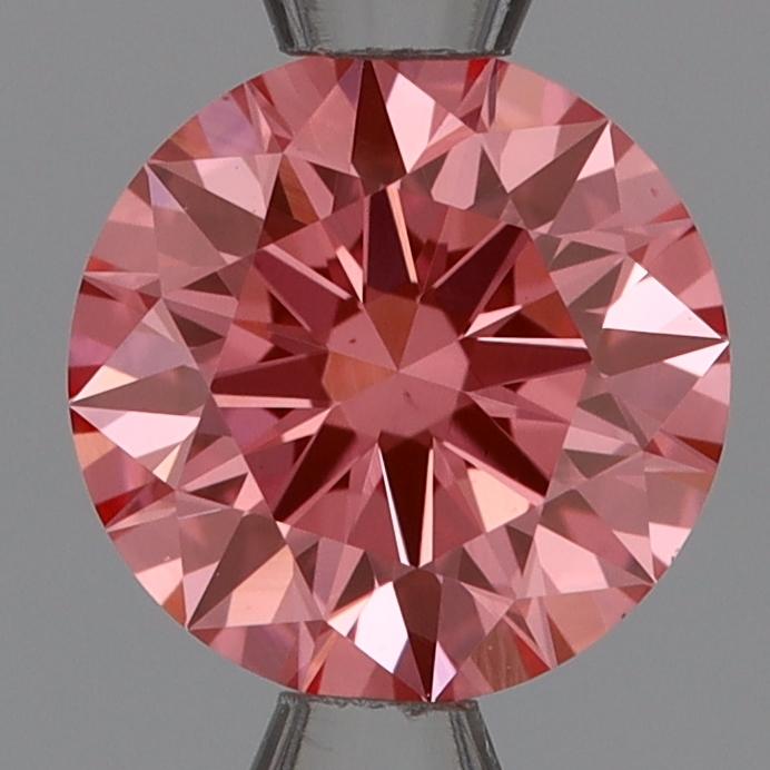 1.07 Ct. Fancy Vivid Pink Round Lab Grown Diamond