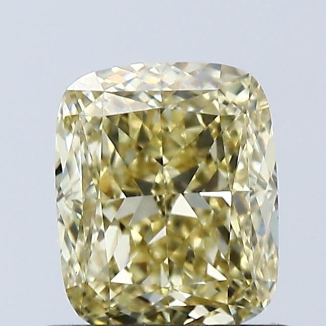 1.06 Ct. Fancy Intense Yellow Cushion Lab Grown Diamond