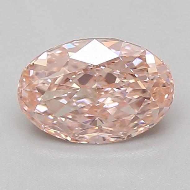 1.55 Ct. Fancy Intense Pink Oval Lab Grown Diamond