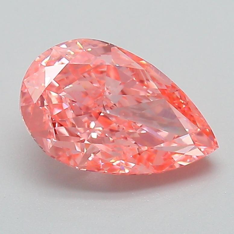 1.75 Ct. Fancy Vivid Pink Pear Lab Grown Diamond