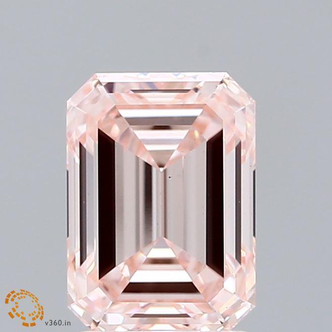 2.12 Ct. Fancy Intense Pink Emerald Lab Grown Diamond