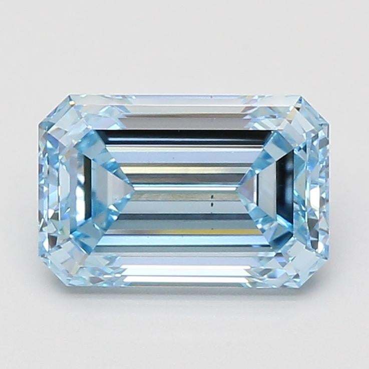 3.00 Ct. Fancy Vivid Blue Emerald Lab Grown Diamond