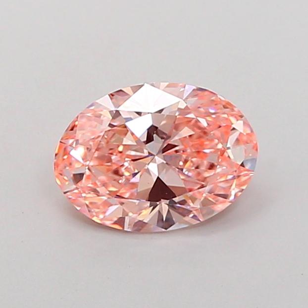 1.09 Ct. Fancy Vivid Pink Oval Lab Grown Diamond