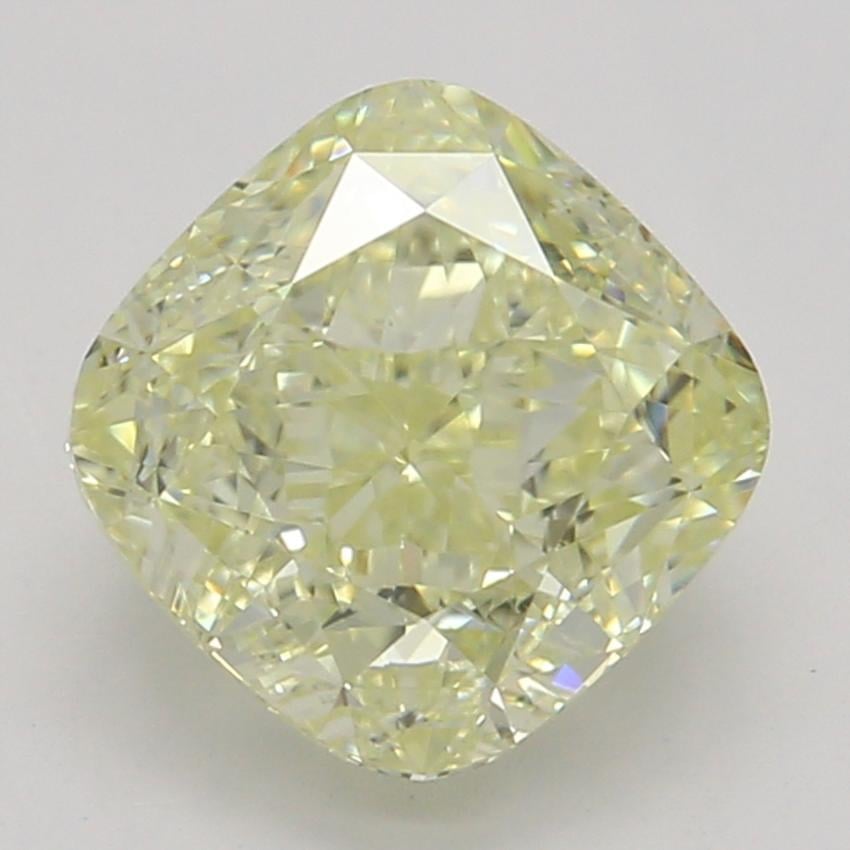 1.21 Ct. Fancy Light Yellow Cushion Diamond