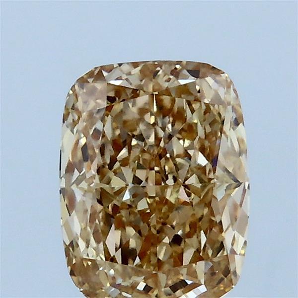 1.21 Ct. Fancy Light Brownish Yellow Cushion Lab Grown Diamond