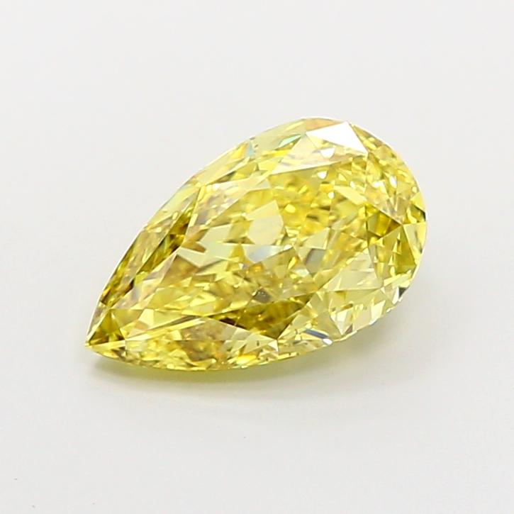 2.76 Ct. Fancy Intense Yellow Pear Lab Grown Diamond