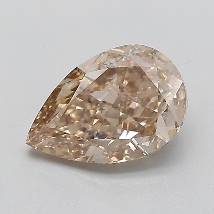 1.54 Ct. Fancy Light  Brown Pear Lab Grown Diamond
