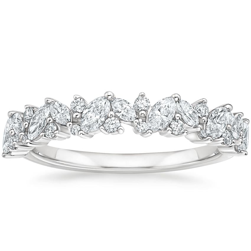 Rose gold diamond engagement ring with surprise diamond details