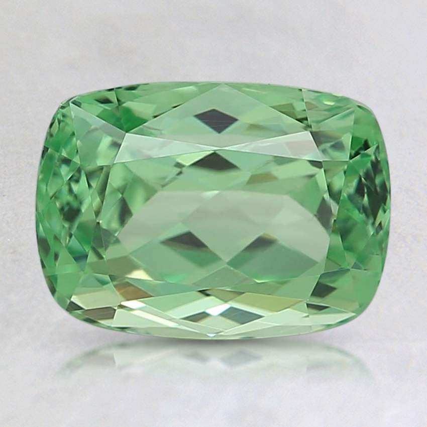 8.3x6.1mm Unheated Green Cushion Garnet