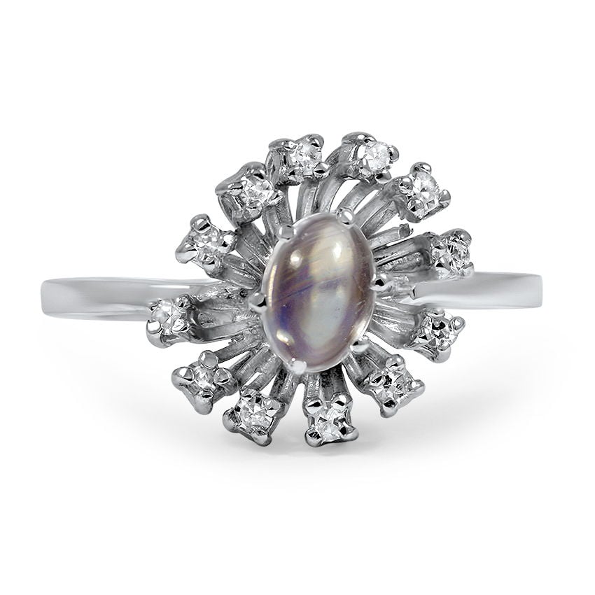 Retro Moonstone Vintage Ring