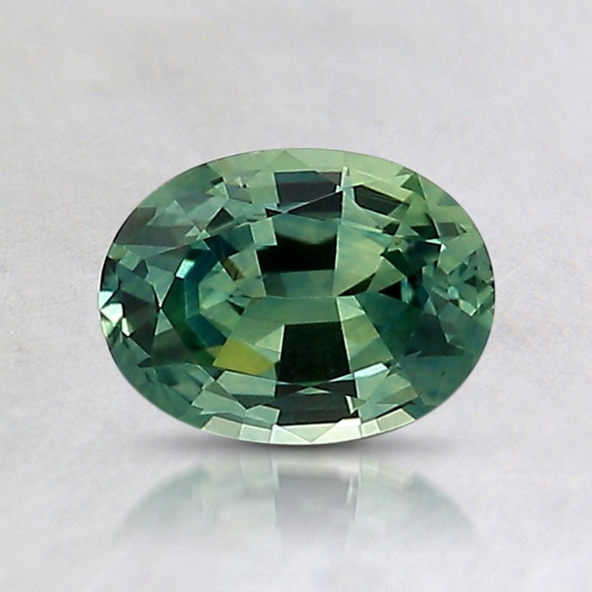 6.8x5.1mm Teal Oval Montana Sapphire