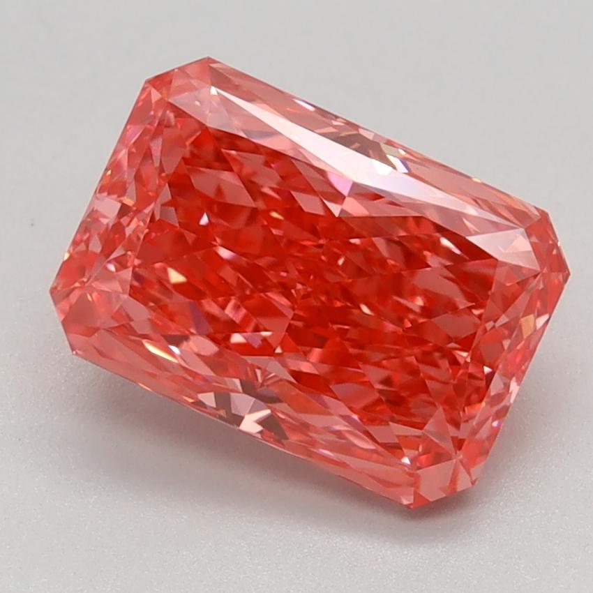 2.09 Ct. Fancy Vivid Pink Radiant Lab Grown Diamond