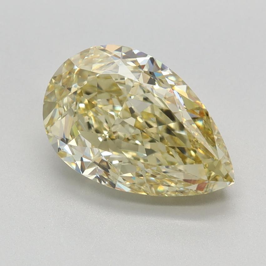 2.50 Ct. Fancy Yellow Pear Lab Grown Diamond