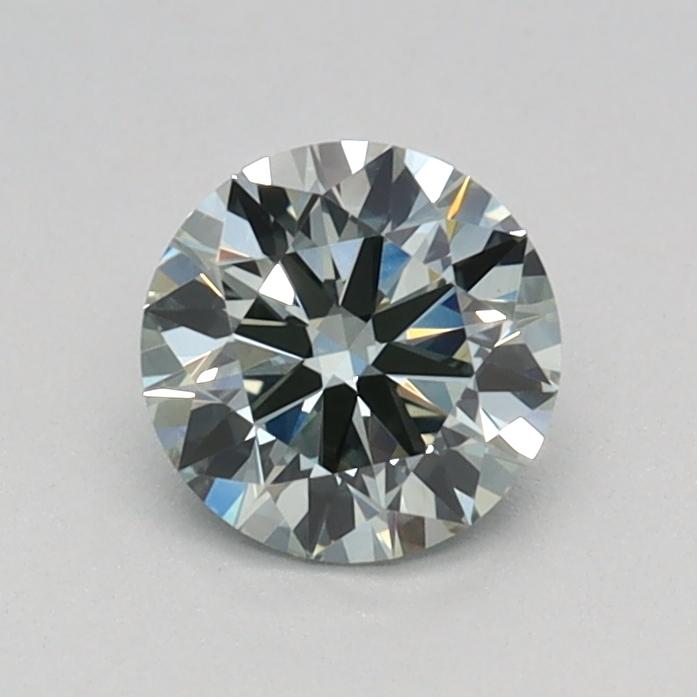 0.53 Ct. Fancy Intense  Green Round Lab Grown Diamond