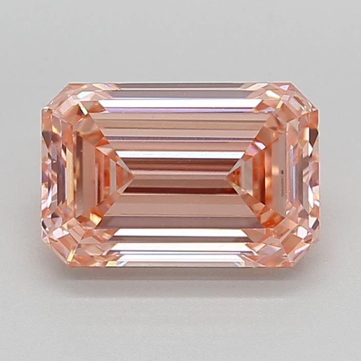 3.02 Ct. Fancy Intense  Pink Emerald Lab Grown Diamond