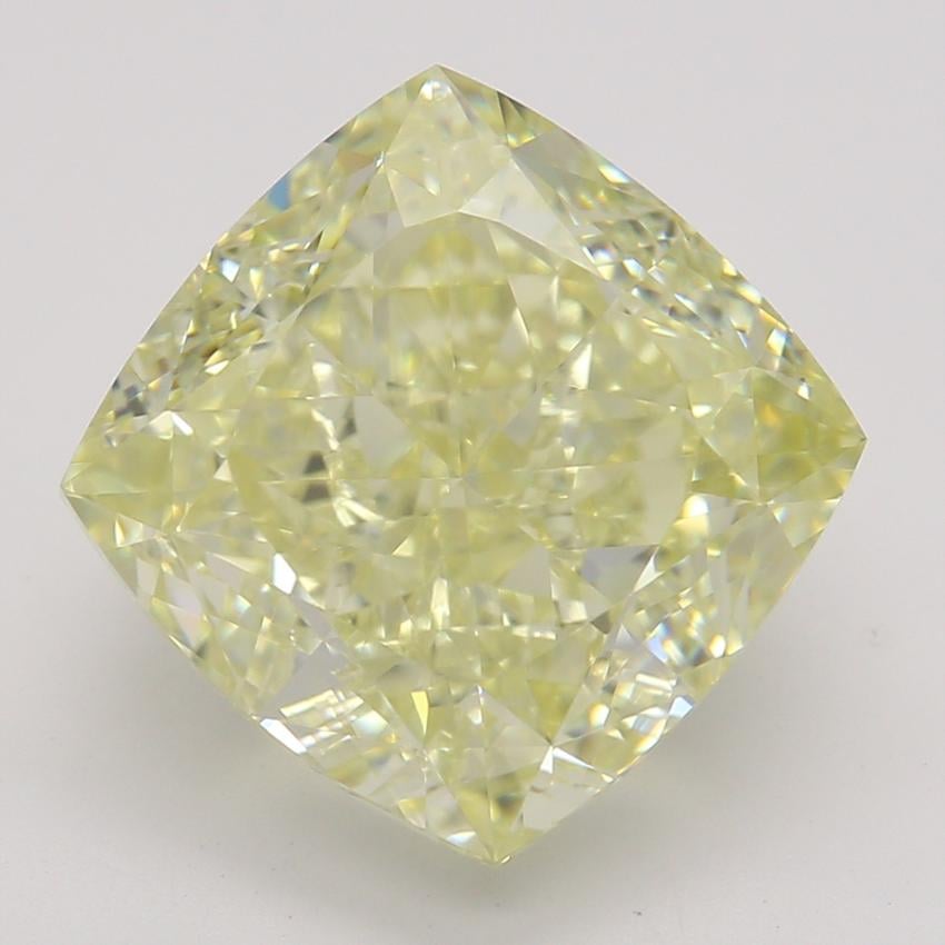 4.21 Ct. Fancy Yellow Cushion Diamond