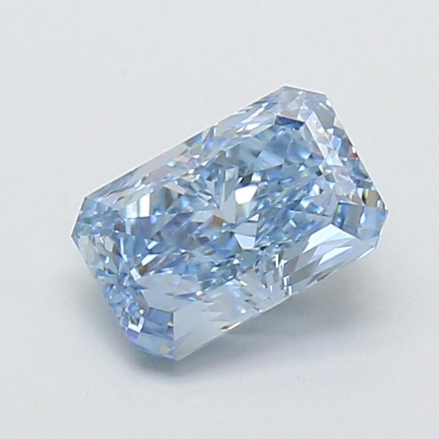 1.16 Ct. Fancy Intense Blue Radiant Lab Grown Diamond
