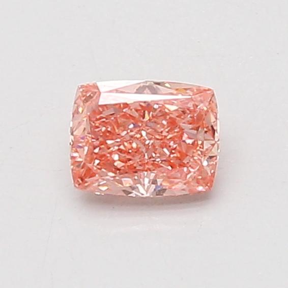 0.50 Ct. Fancy Vivid Pink Cushion Lab Grown Diamond