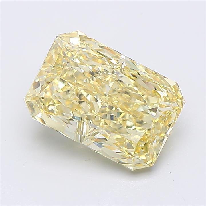 3.04 Ct. Fancy Intense  Yellow Radiant Lab Grown Diamond