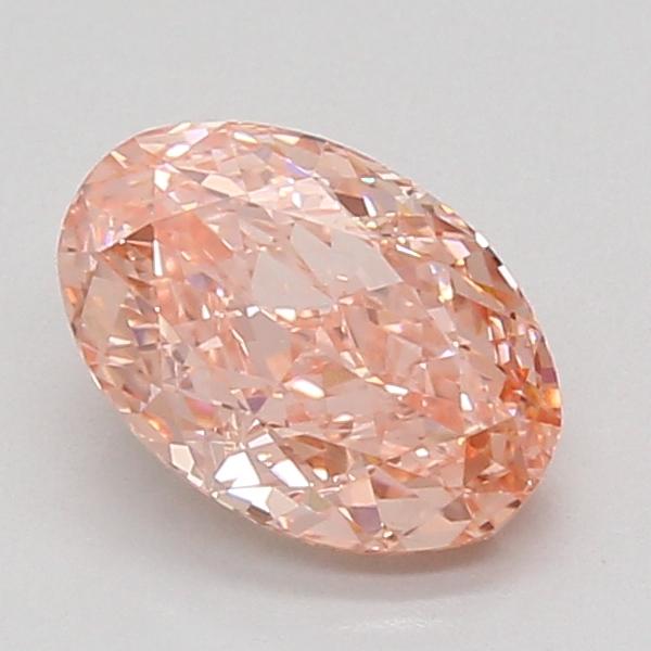 1.58 Ct. Fancy Vivid Pink Oval Lab Grown Diamond