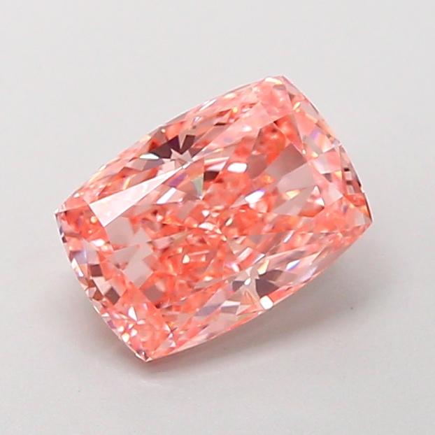 1.52 Ct. Fancy Intense  Pink Cushion Lab Grown Diamond