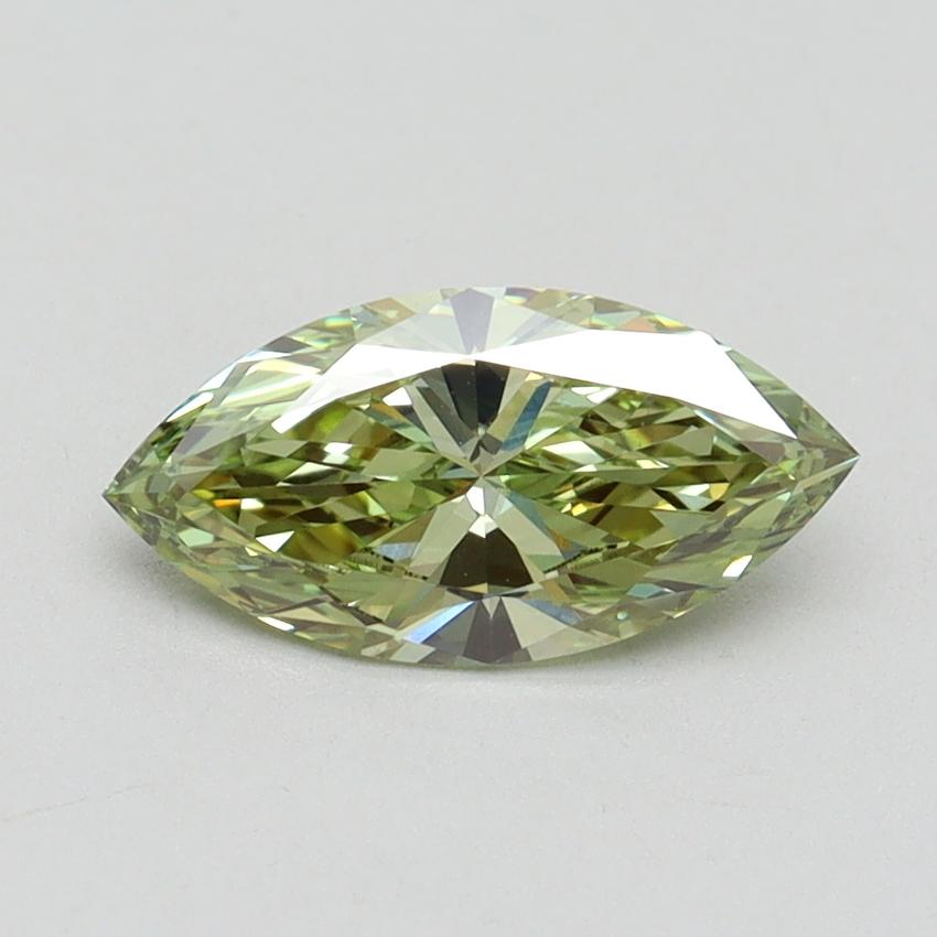 1.01 Ct. Fancy Intense Green Marquise Lab Grown Diamond