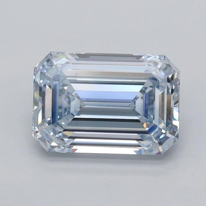 1.02 Ct. Fancy Light  Blue Emerald Lab Grown Diamond
