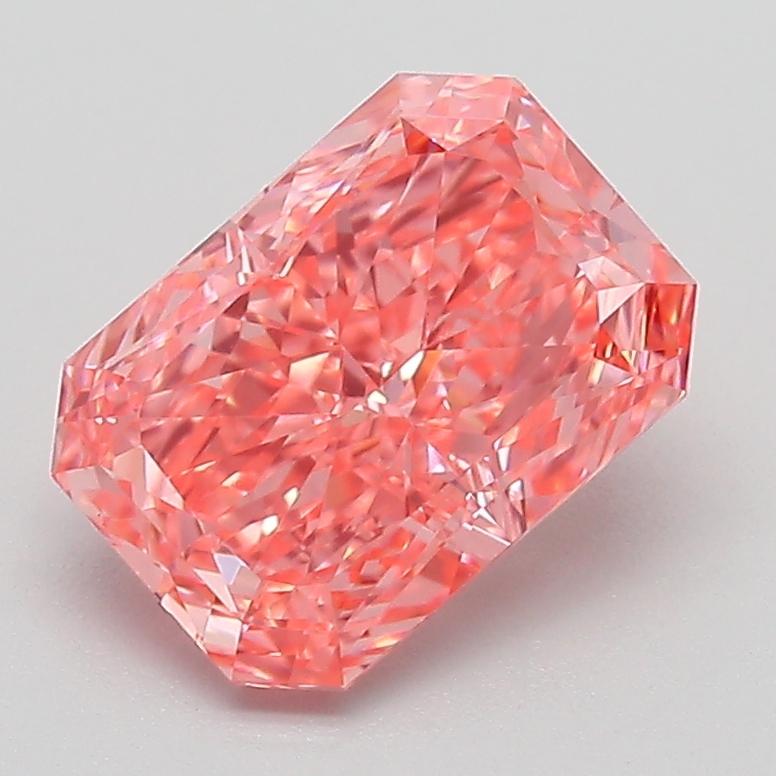 2.02 Ct. Fancy Vivid Pink Radiant Lab Grown Diamond