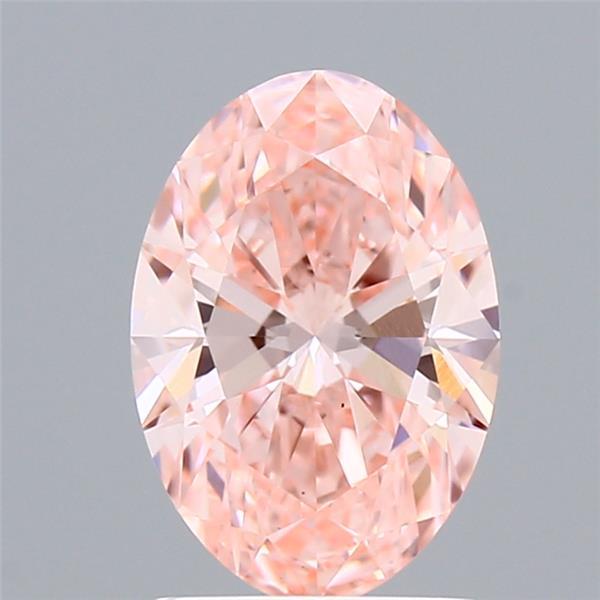 1.69 Ct. Fancy Vivid Pink Oval Lab Grown Diamond