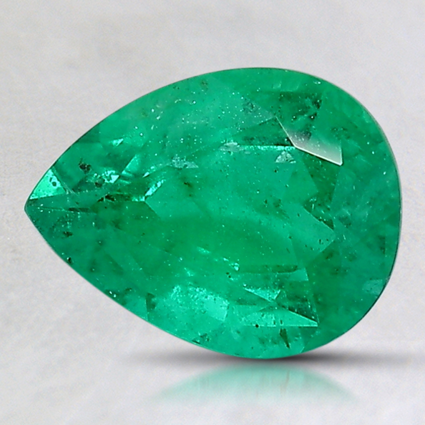 9x7mm Pear Emerald