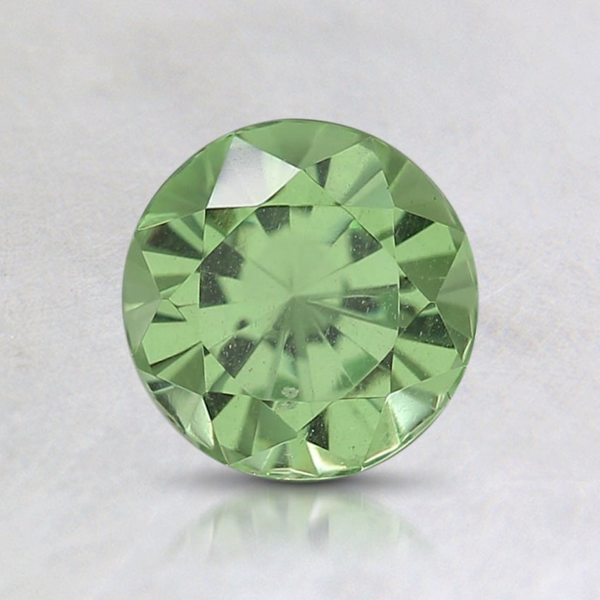6x5.9mm Unheated Green Round Grossular Garnet