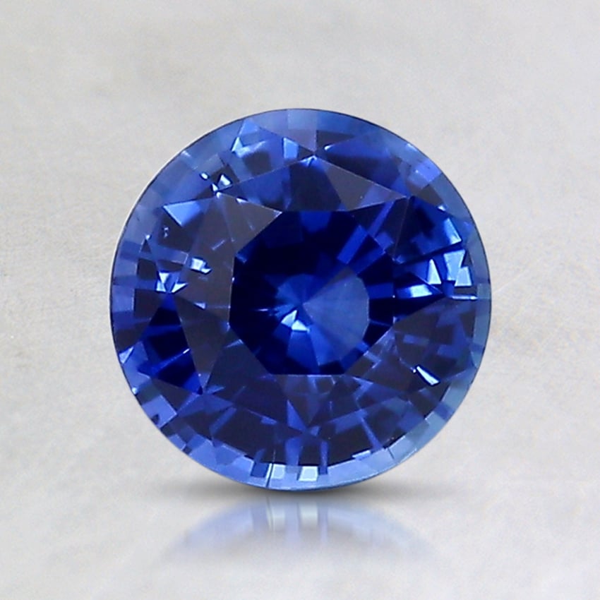 6.5x6.4mm Blue Round Sapphire
