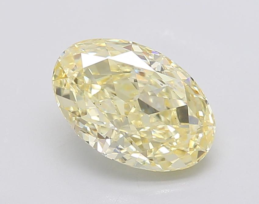 2.05 Ct. Fancy Intense Yellow Oval Lab Grown Diamond