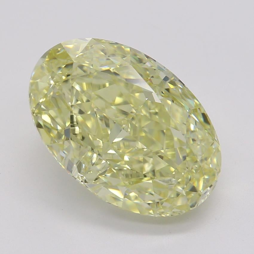 3.02 Ct. Fancy Yellow Oval Diamond