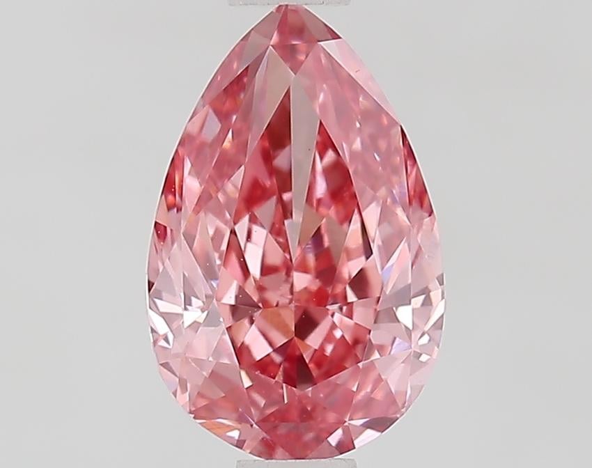 1.09 Ct. Fancy Vivid Pink Pear Lab Grown Diamond