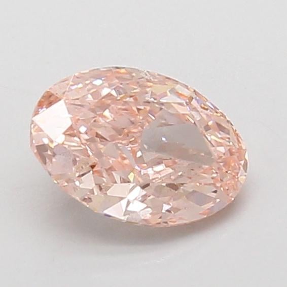 1.04 Ct. Fancy Vivid Pink Oval Lab Grown Diamond