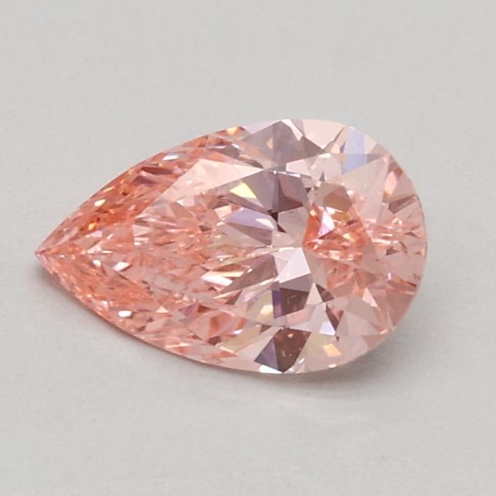 0.50 Ct. Fancy Intense Pink Pear Lab Grown Diamond