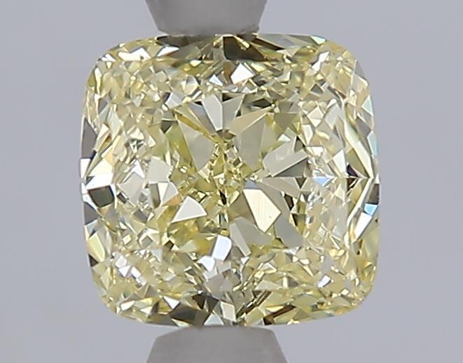 1.24 Ct. Fancy Light  Yellow Cushion Lab Grown Diamond