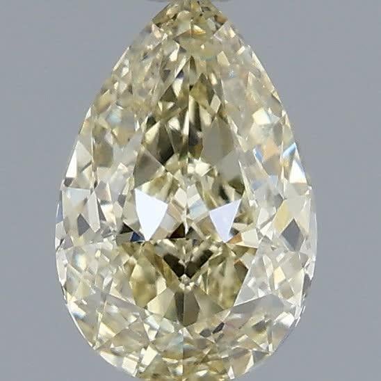 1.09 Ct. Fancy Light Yellow Pear Lab Grown Diamond