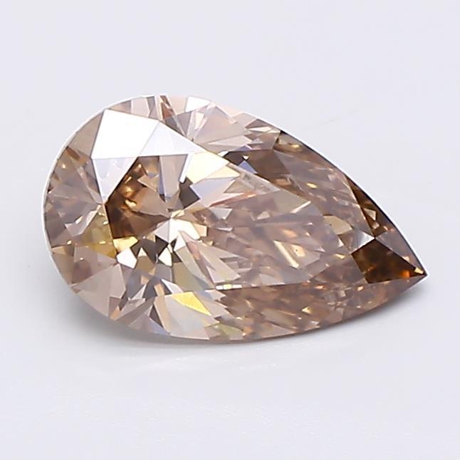 1.05 Ct. Fancy  Brown Pear Lab Grown Diamond