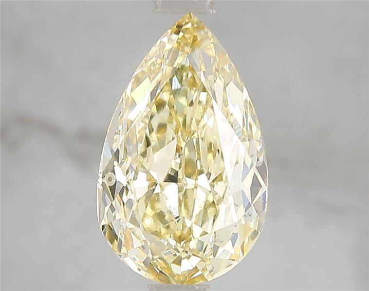 3.03 Ct. Fancy Intense Yellow Pear Lab Grown Diamond