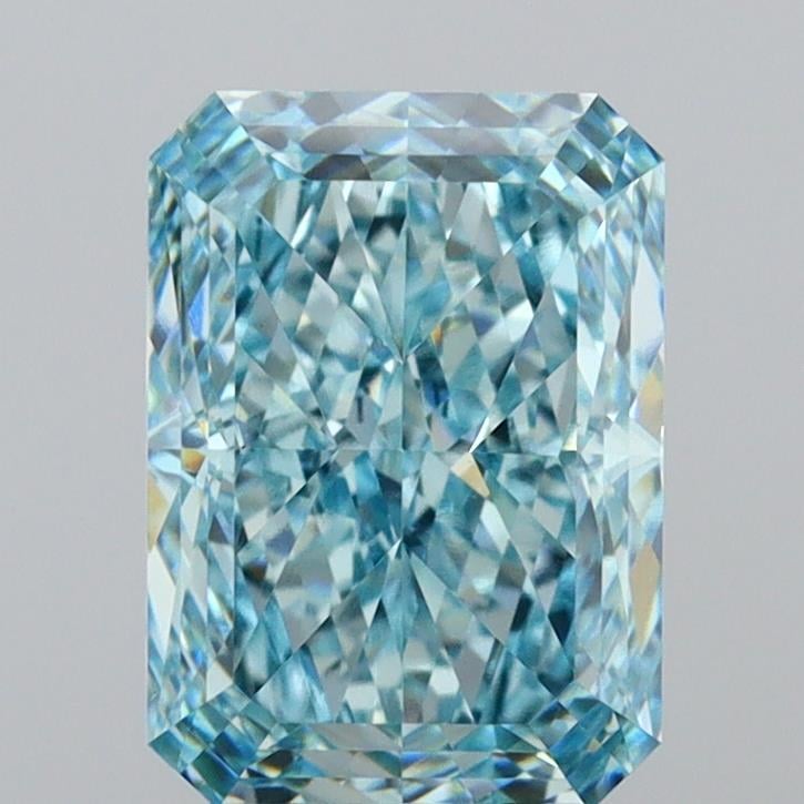 3.08 Ct. Fancy Vivid Radiant Lab Grown Diamond