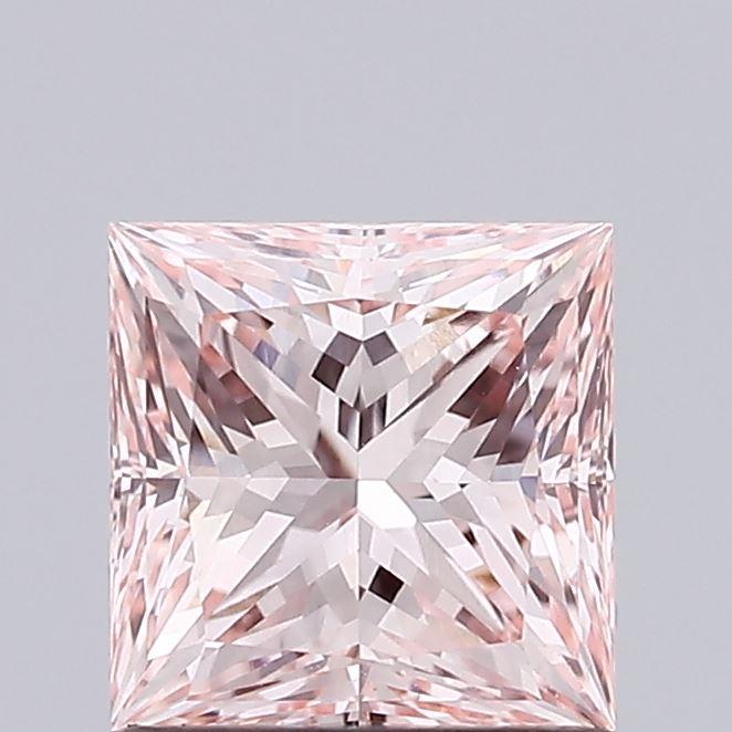 1.06 Ct. Fancy Intense Pink Princess Lab Grown Diamond