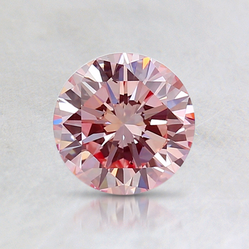 1.31 Ct. Fancy Light Purplish Pink Round Lab Created Diamond