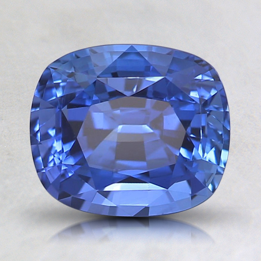 7.1x6.1mm Blue Cushion Sapphire