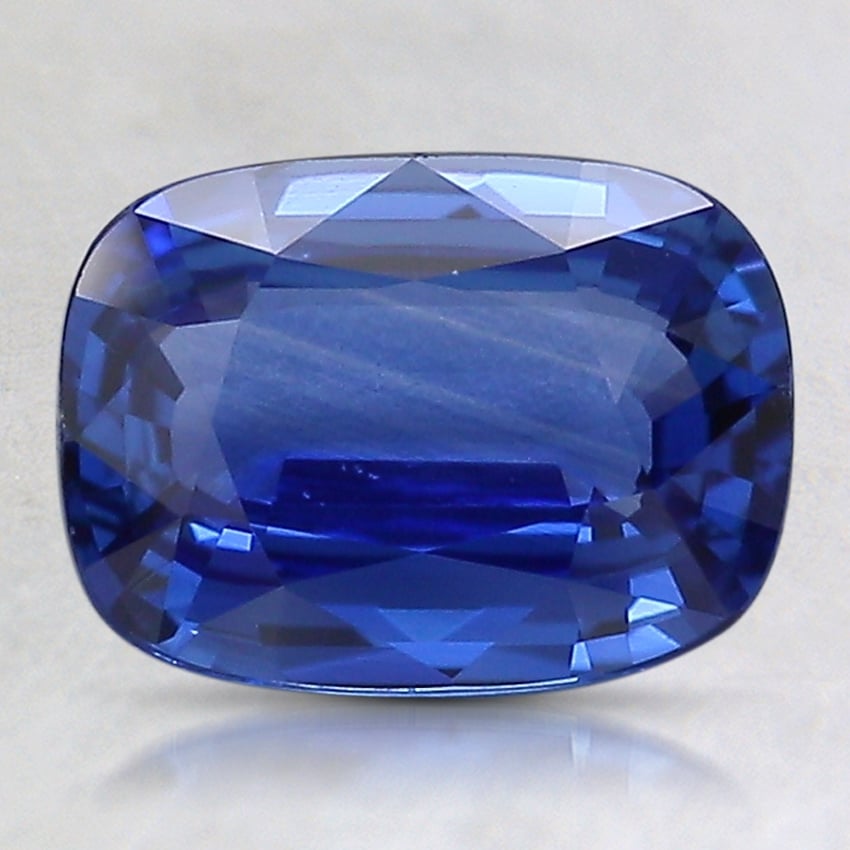 8.8x6.5mm Blue Cushion Sapphire