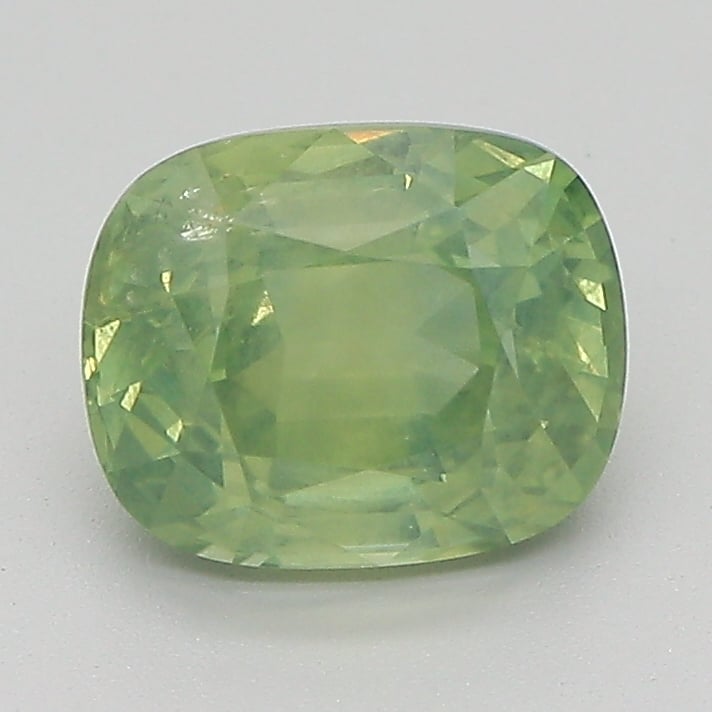 8x6.5mm Green Cushion Montana Sapphire