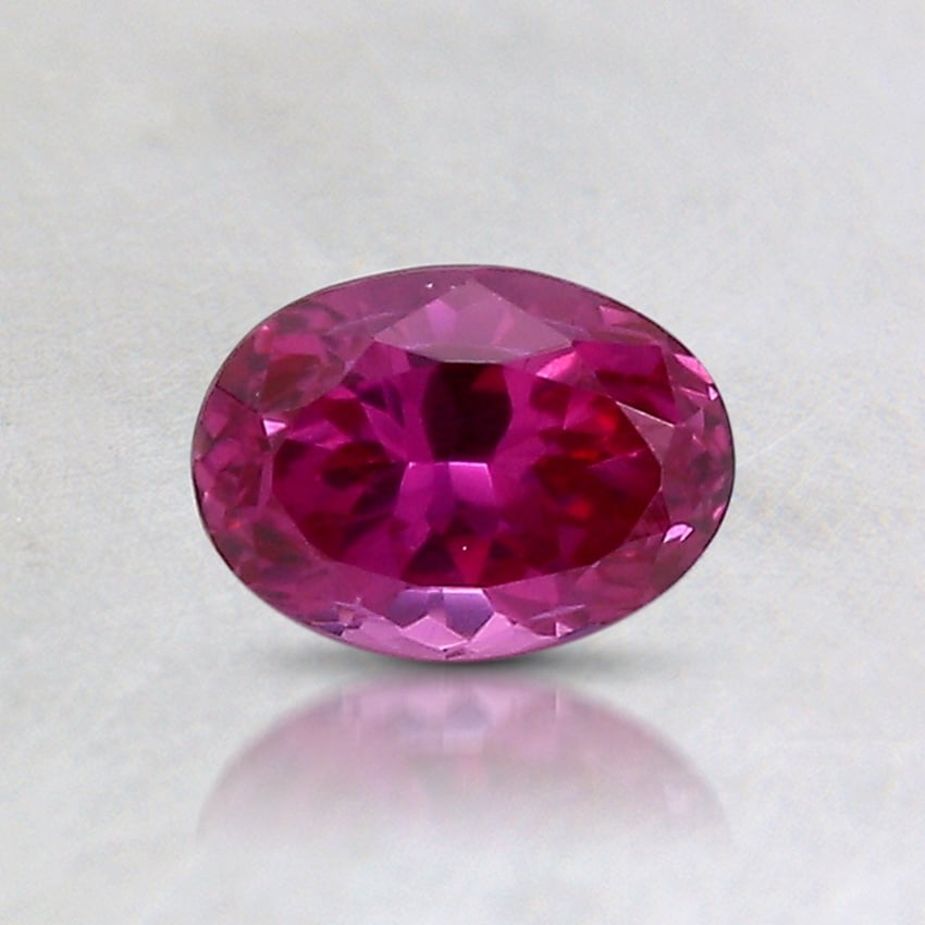6x4.3mm Unheated Pink Oval Kenyan Sapphire