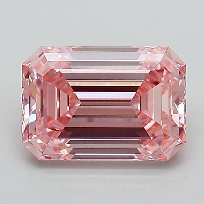 1.56 Ct. Fancy Intense Pink Emerald Lab Grown Diamond