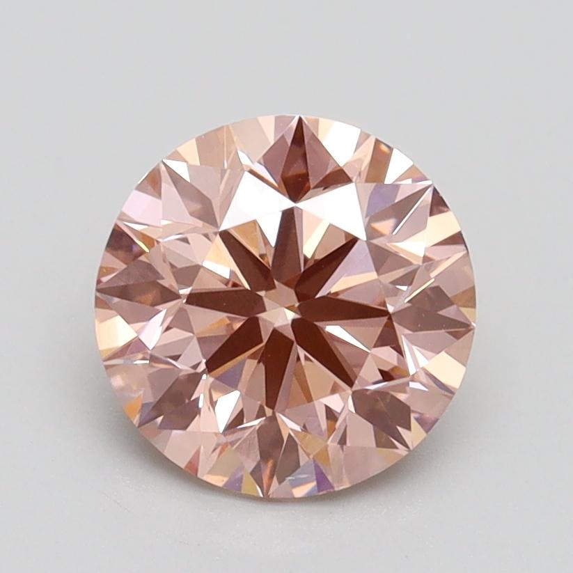 1.54 Ct. Fancy Intense Pink Round Lab Grown Diamond